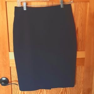 Ann Taylor Dark Blue Pencil Skirt